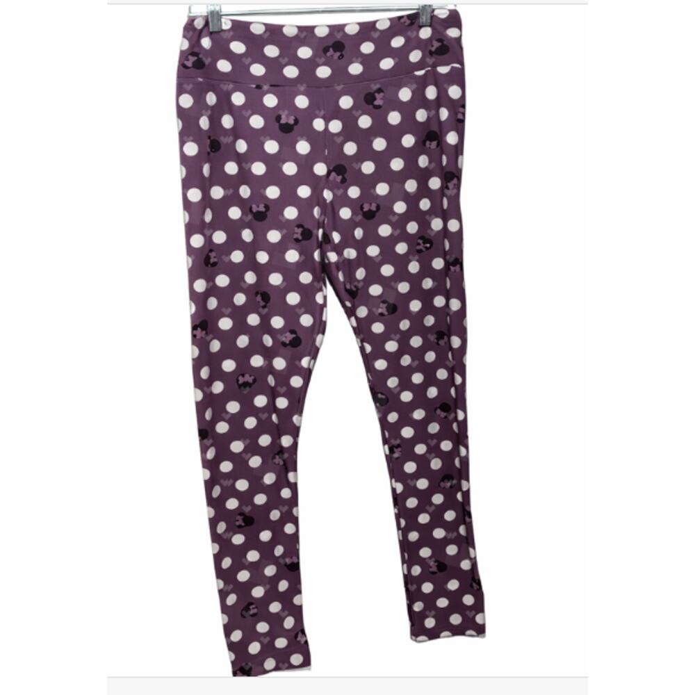 LuLaRoe Disney Minnie Mouse Leggings TC | Purple Polka Dot
